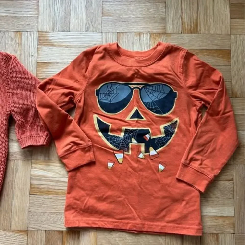 3T/ 4T Halloween Toddler Sweater & Tee